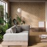 Carrelage mur ancien Ansouis relief terre 33x33 cm
