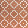 Carrelage sol et mur traditionnel Ansouis décor terracotta 33x33 cm