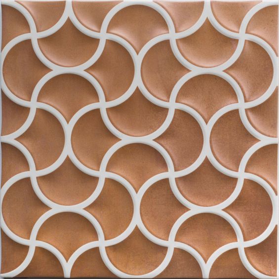  Carrelage mur ancien Ansouis reliefterracotta 33x33 cm