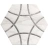 Carrelage sol hexagonal Pollença gris 28.5x33 cm