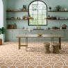 Carrelage sol hexagonal Pollença terre 28.5x33 cm