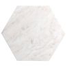 Carrelage sol hexagonal Pollença blanc 28.5x33 cm