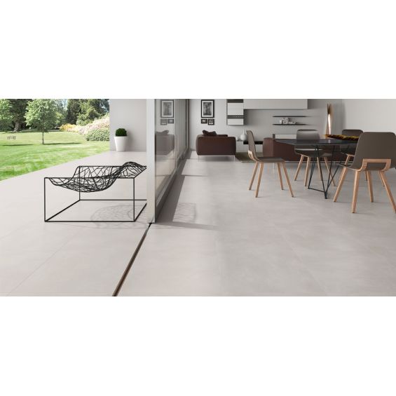 Carrelage sol effet Béton ciré gris 3060 cm