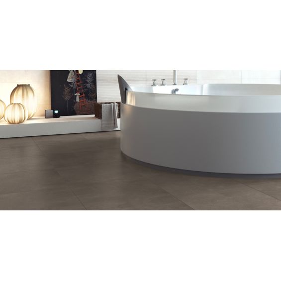 Carrelage sol effet Béton ciré tabaco 6060 cm