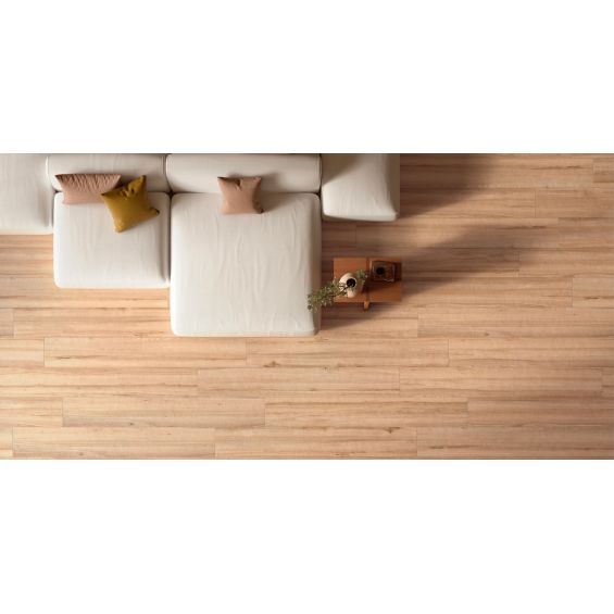 Carrelage sol extérieur effet bois Panggal frêne R11 20x120 cm
