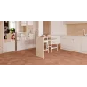 Carrelage sol traditionnel Cabane rosé 33,15x33,15 cm