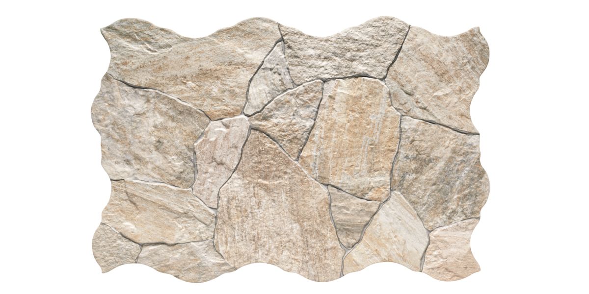 Mosaïque Marbre Biancone – 10 Plaques 305x305mm – Mat, Effet Brisé – Intérieur Et Extérieur
