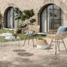 Lot de 3.5 m2 Carrelage sol extérieur effet pierre Jura beige R11 44x66 cm
