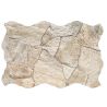 Lot de 3.5 m2 Carrelage sol extérieur effet pierre Jura beige R11 44x66 cm