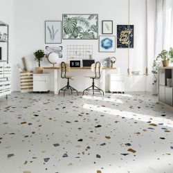 Carrelage effet Terrazzo...