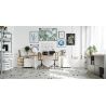 Carrelage effet Terrazzo Confetti Blanc 60x60 cm