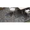Carrelage sol extérieur effet pierre Carlit rouille R11 60x60 cm