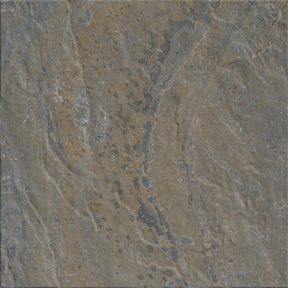 Dalle extérieur effet pierre Krabi 2.0 bleu R11 60x60 cm