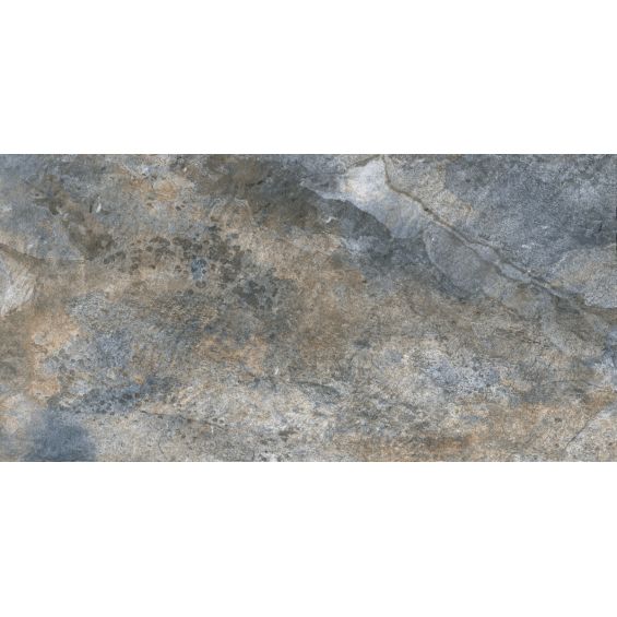Dalle extérieur effet pierre Krabi 2.0 bleu R11 60x120 cm