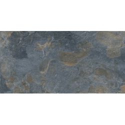 Dalle extérieur effet pierre Krabi 2.0 bleu R11 60x120 cm