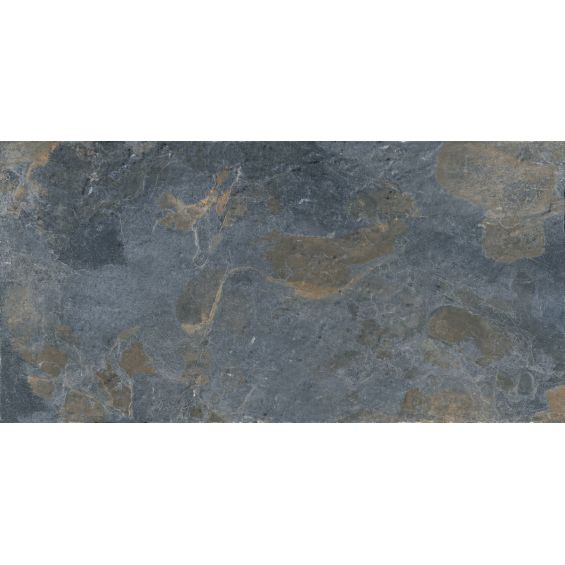 Dalle extérieur effet pierre Krabi 2.0 bleu R11 60x120 cm