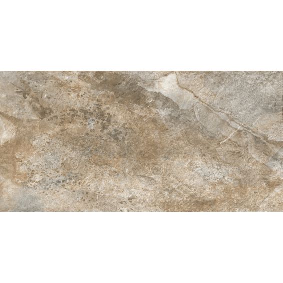  Dalle extérieur effet pierre Krabi 2.0 terre R11 60x120 cm