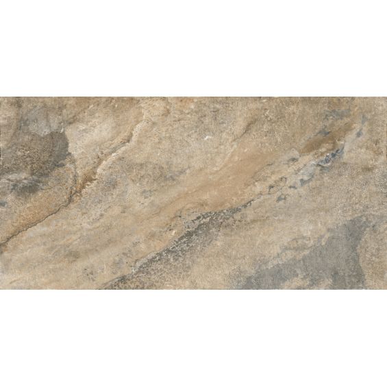  Dalle extérieur effet pierre Krabi 2.0 terre R11 60x120 cm