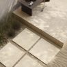 Dalle extérieur effet pierre Pomezia 2.0 beige R11 60x60 cm