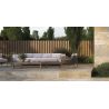 Carrelage sol extérieur effet pierre de bali Krabi beige R11 30x60 cm