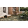 Carrelage sol extérieur effet pierre de bali Krabi vert R11 30x60 cm