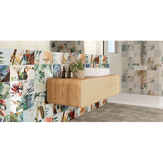 Carrelage sol effet carreaux de ciment Orsay décors hawaï2020 cm