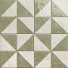  Carrelage sol effet carreaux de ciment Mura Tetuan jade 15x15 cm