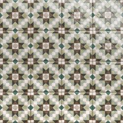 Carrelage sol effet carreaux de ciment Mura Agadir jade 15x15 cm