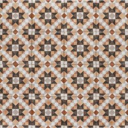 Carrelage sol effet carreaux de ciment Mura Agadir sunset15x15 cm