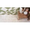 Carrelage sol effet carreaux de ciment Mura White 15x15 cm