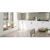 Carrelage sol effet carreaux de ciment Mura White 15x15 cm