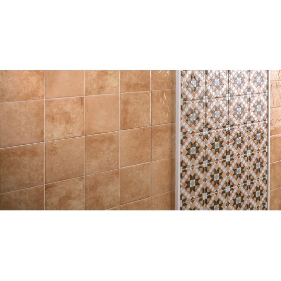 Carrelage sol effet carreaux de ciment Mura Sunset 15x15 cm