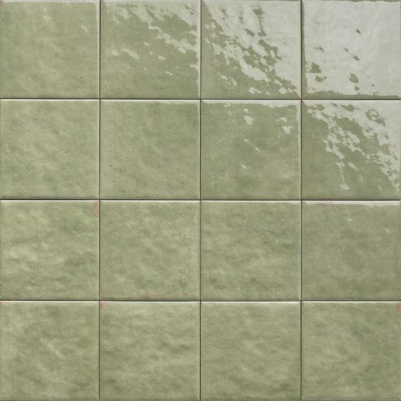 Carrelage sol effet carreaux de ciment Mura jade 15x15 cm