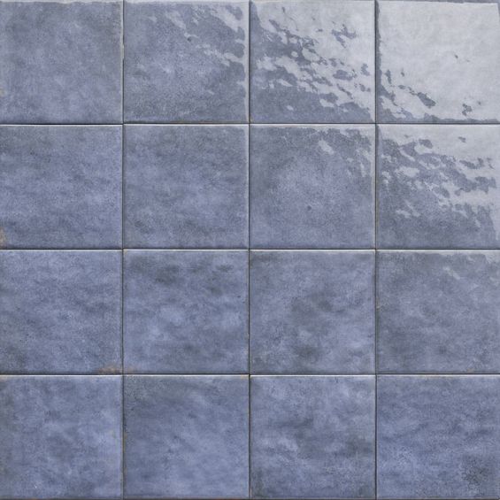 Carrelage sol effet carreaux de ciment Mura Azur 15x15 cm