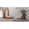 Carrelage sol effet carreaux de ciment Mura Night15x15 cm