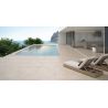Carrelage sol extérieur moderne Béton marfil R11 6060 cm