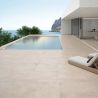 Carrelage sol extérieur moderne Béton marfil R11 6060 cm