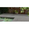 Carrelage sol extérieur moderne Béton graphito R11 98.598.5 cm