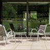 Carrelage sol extérieur moderne Black Moon Grit R11 6060 cm