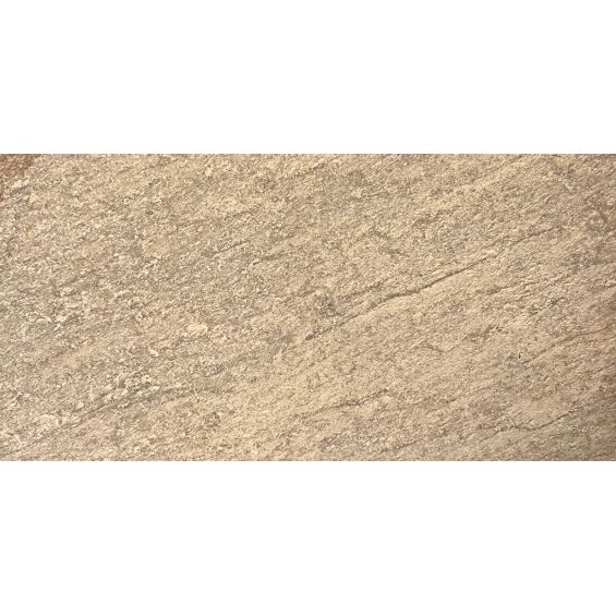 Carrelage sol extérieur effet pierre de bali Derawan Beige R11 31x62 cm
