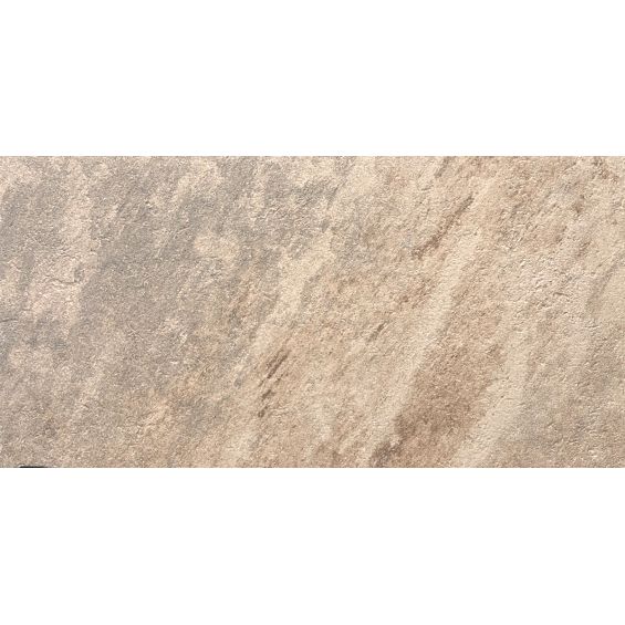 Carrelage sol extérieur effet pierre de bali Derawan Beige R11 31x62 cm