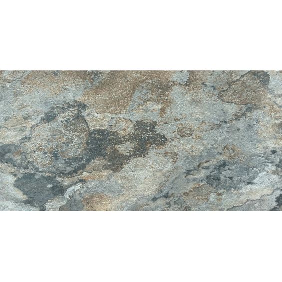 Carrelage sol extérieur effet pierre de bali Derawan multicolor R11 31x62 cm