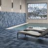 Carrelage sol et mur hexagonal Jungle azul 2327 cm