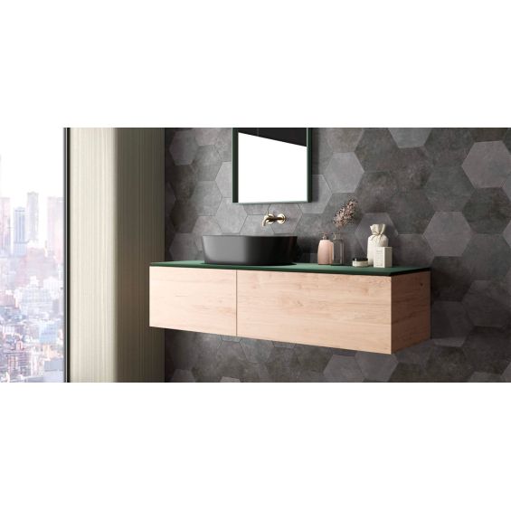 Carrelage sol et mur hexagonal Jungle lava 2327 cm