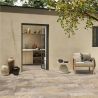 Carrelage sol extérieur effet pierre de bali Derawan Beige R11 31x62 cm