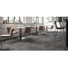 Carrelage sol effet béton XXL grafito 59,259,2 cm