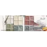 Carrelage mur effet zellige chaouen forest 1010 cm