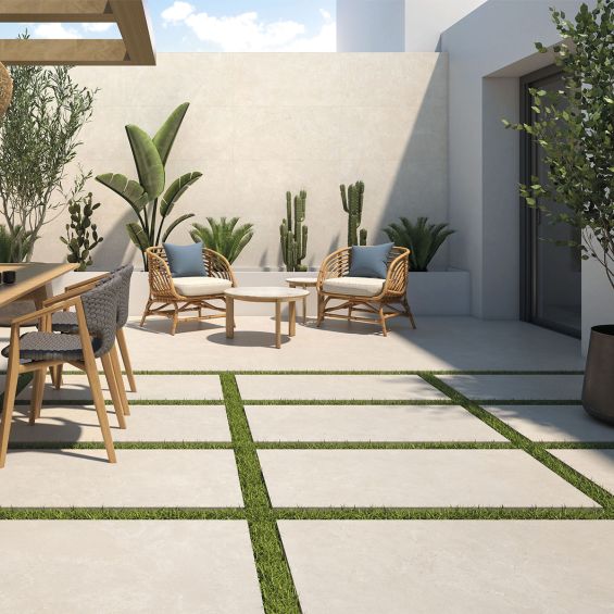 Dalle extérieur Rio 2.0 beige R11 60x90 cm