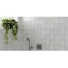 Carrelage mur effet zellige Abanilla blanc grisé 32x62,5 cm