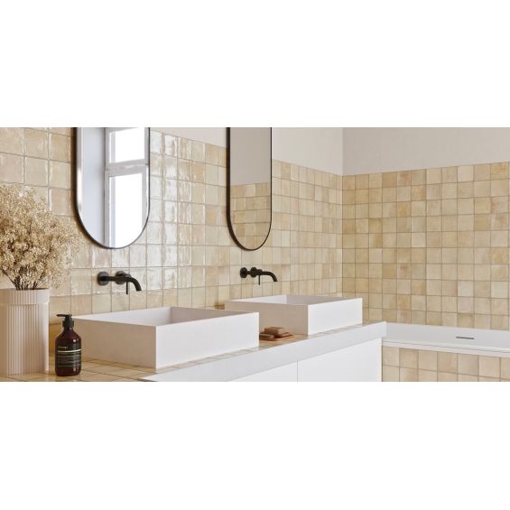 Carrelage mur effet zellige Abanilla beige 32x62,5 cm